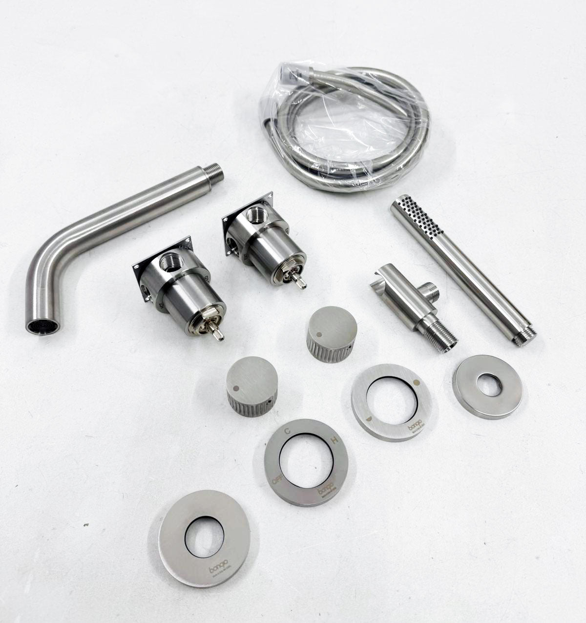 Bongio Time2020 Inbouw bad/douchekraan geborsteld 316 Roestvrij Staal