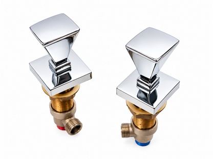 Ponsi Vega 3 gats Italiaans Design Wastafelmengkraan, Chroom