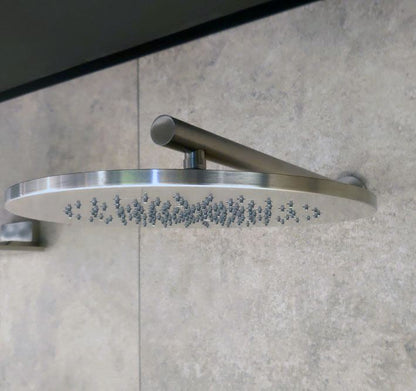 Gessi 316 hoofddouche 350 mm met wandbevestiging RVS