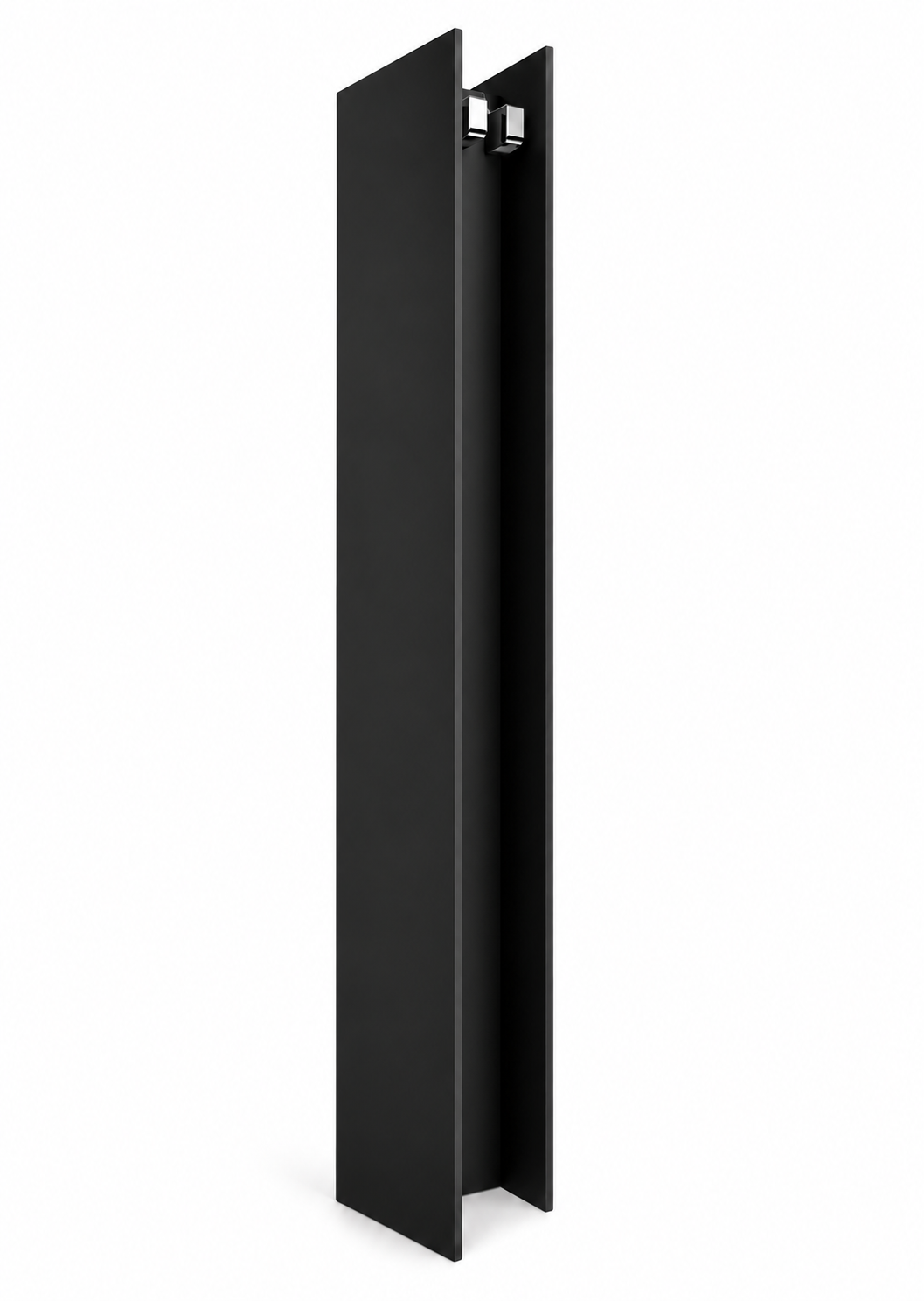 Antrax T2V designradiator verticaal 200,6x23 cm mat zwart
