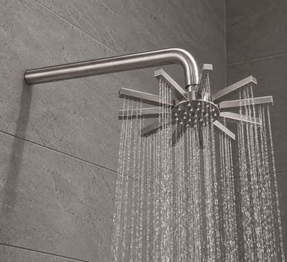 Sento Stanless design hoofddouche met wandarm RVS
