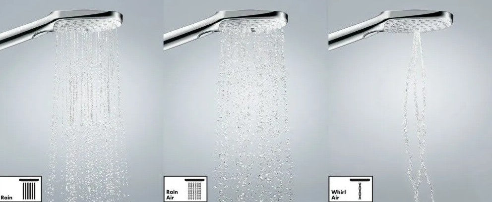 Hansgrohe Raindance Select E badset met doucheslang en houder, Chroom