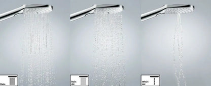 Hansgrohe Raindance Select E badset met doucheslang en houder, Chroom