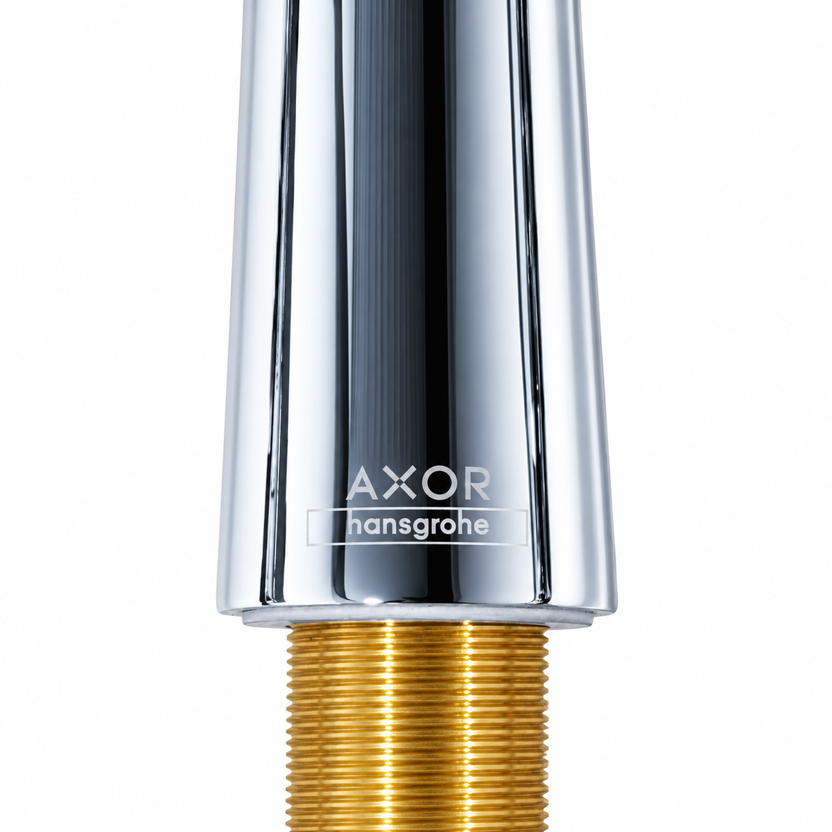 Hansgrohe AXOR Starck Organic 2-greeps-wastafelkraan 240 met verhoogd kraanhuis met EcoSmart, chroom