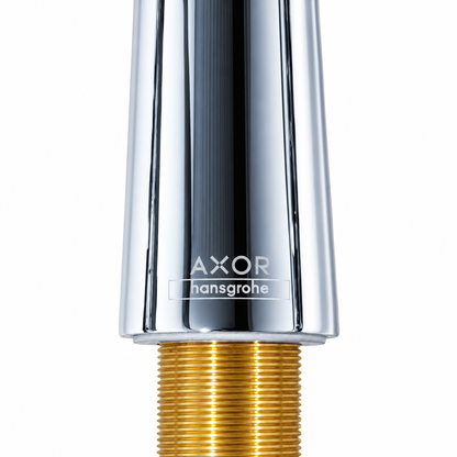 Hansgrohe AXOR Starck Organic 2-greeps-wastafelkraan 240 met verhoogd kraanhuis met EcoSmart, chroom