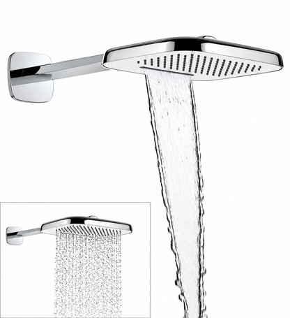 Flova Urban Dual Air-in Rain regendouche met waterval / cascade chroom