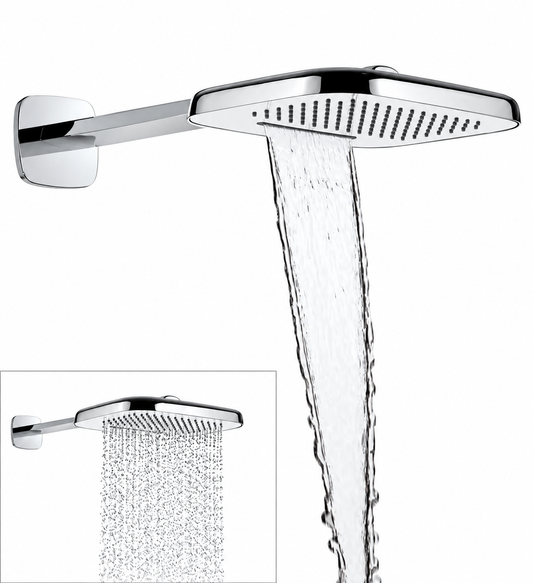 Flova Urban Dual Air-in Rain regendouche met waterval / cascade chroom