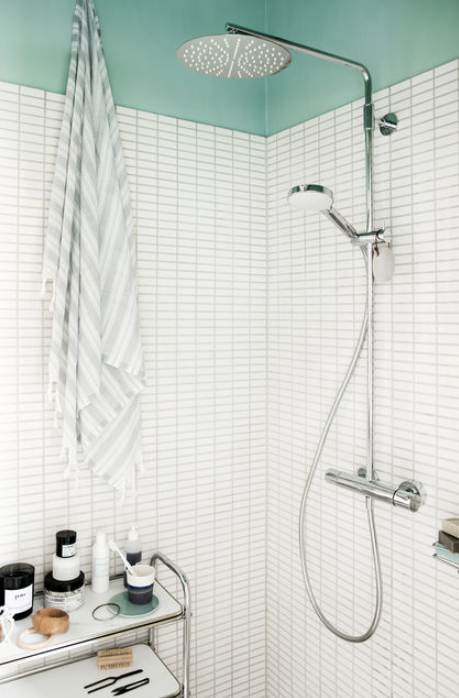 Damixa Silhouet slank design thermostaat opbouw regendoucheset, Chroom