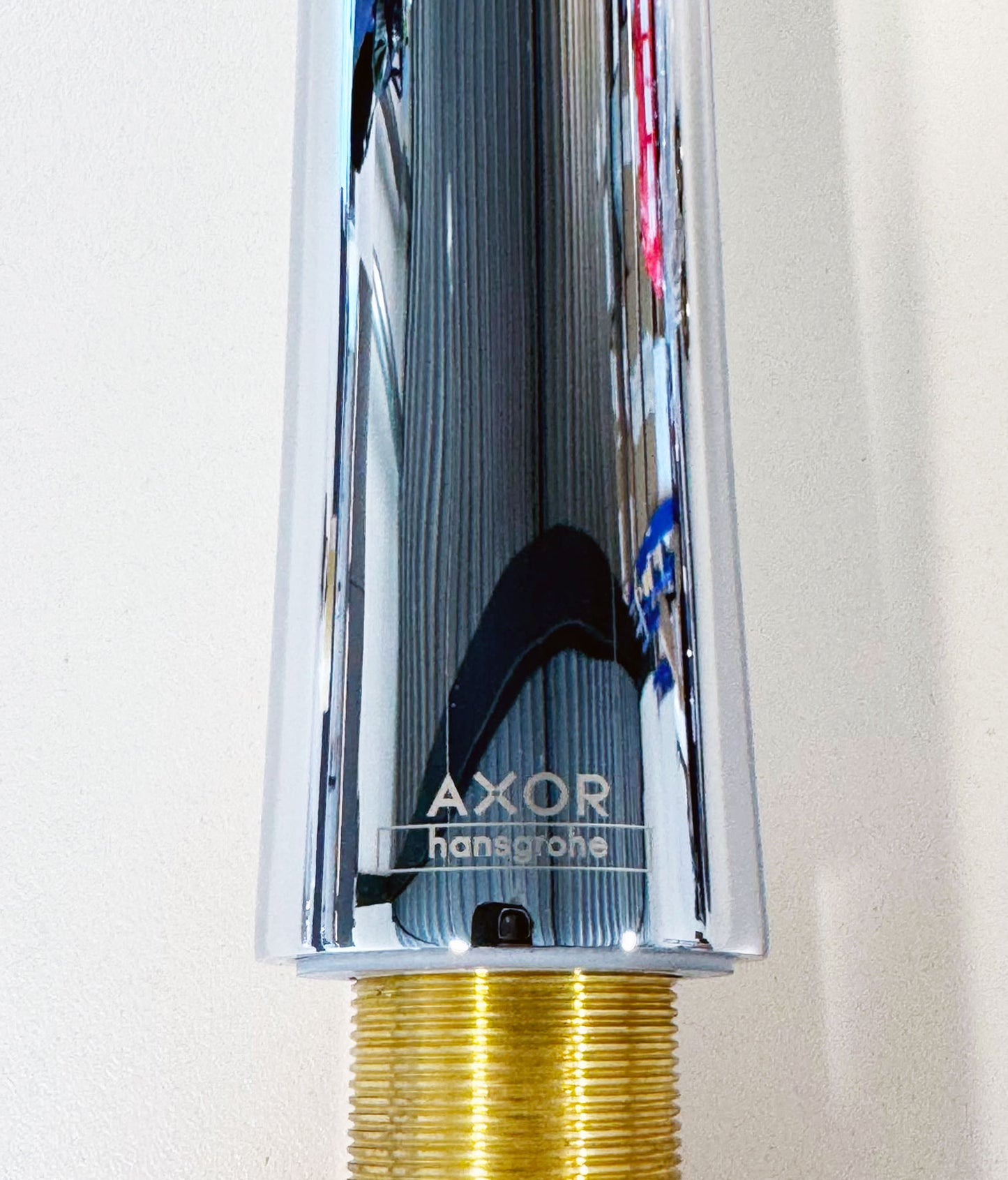 Hansgrohe AXOR Starck Organic 2-greeps-wastafelkraan 240 met verhoogd kraanhuis met EcoSmart, chroom
