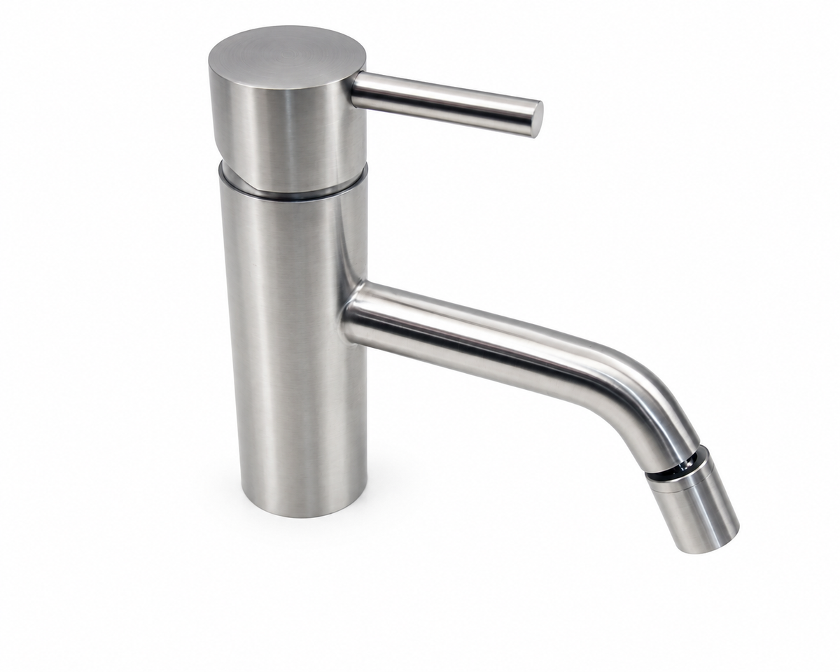 Minimal bidet wastafelkraan met waste RVS