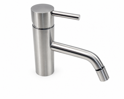 Minimal bidet wastafelkraan met waste RVS