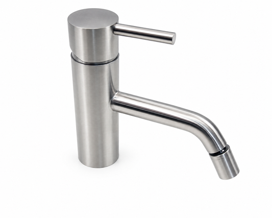 Minimal bidet wastafelkraan met waste RVS