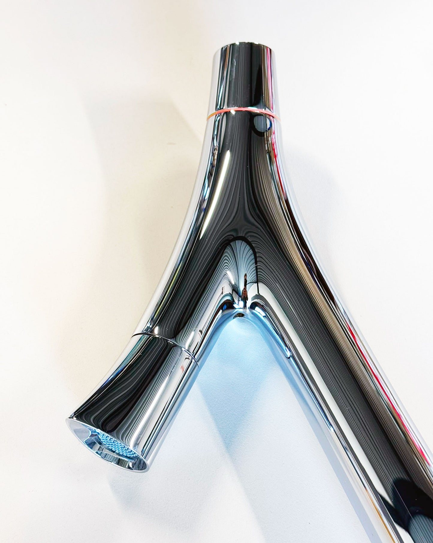 Hansgrohe AXOR Starck Organic 2-greeps-wastafelkraan 240 met verhoogd kraanhuis met EcoSmart, chroom