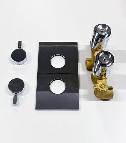 Crosswater Logic thermostatische douchekraan met 1-weg , LO1000RC + WLBP1000RC