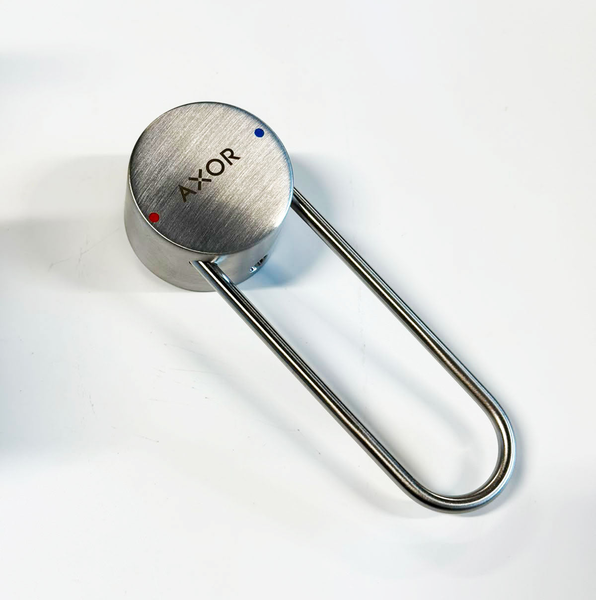 Hansgrohe AXOR Uno ééngreeps inbouw wastafelmengkraan afbouwdeel met beugelgreep – Geborsteld Staal Optic