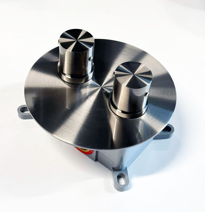 BRAUER Brushed Edition Thermostatische Inbouw Regendouche – Rond, Geborsteld RVS, PVD (showmodel)