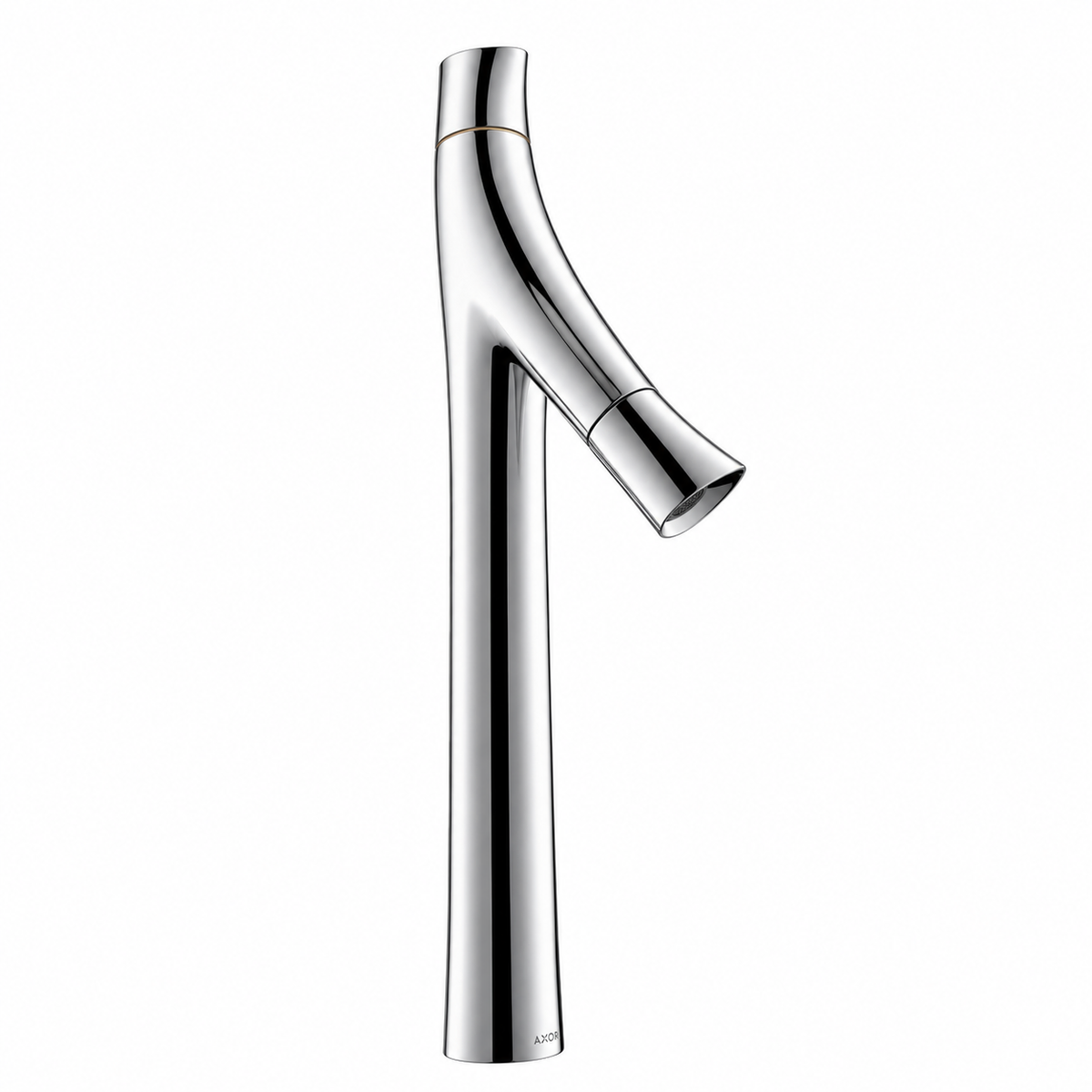 Hansgrohe AXOR Starck Organic 2-greeps-wastafelkraan 240 met verhoogd kraanhuis met EcoSmart, chroom