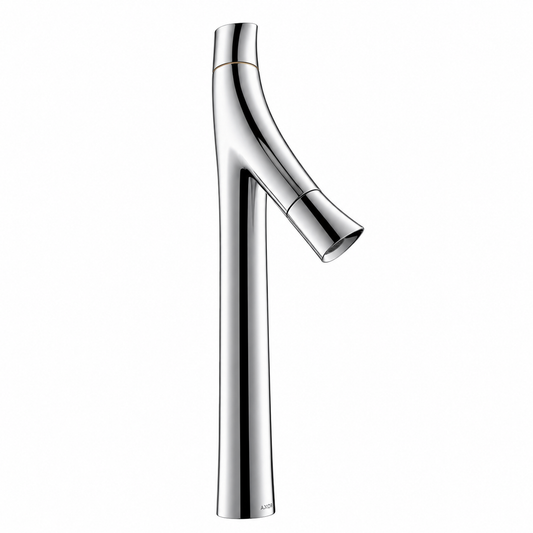 Hansgrohe AXOR Starck Organic 2-greeps-wastafelkraan 240 met verhoogd kraanhuis met EcoSmart, chroom