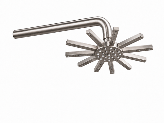 Sento Stanless design hoofddouche met wandarm RVS