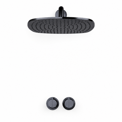 COCOON Piet Boon SET20 THERM Thermostatische regendouche set (zwart gun metaal)