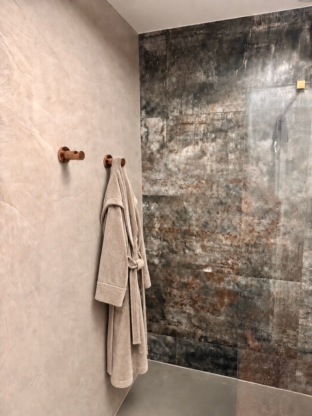Gessi Inciso handoek of kledinghaak Geborsteld Warm Brons PVD