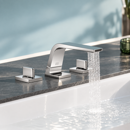 Dornbracht CL.1 drie gats Wastafelkraan Chroom