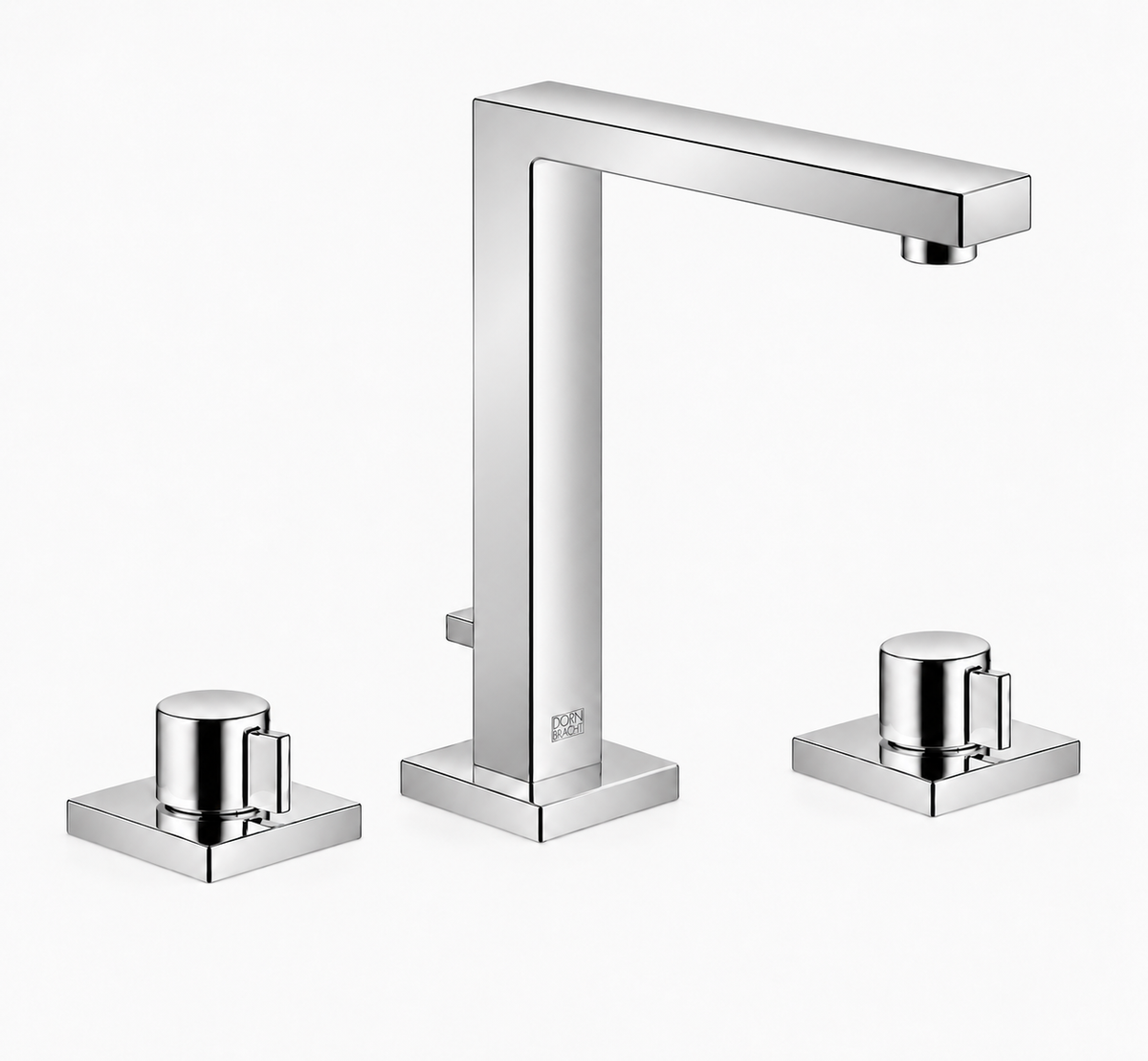 Dornbracht Symetrics 3-gats wastafelkraan 165 mm. met waste chroom