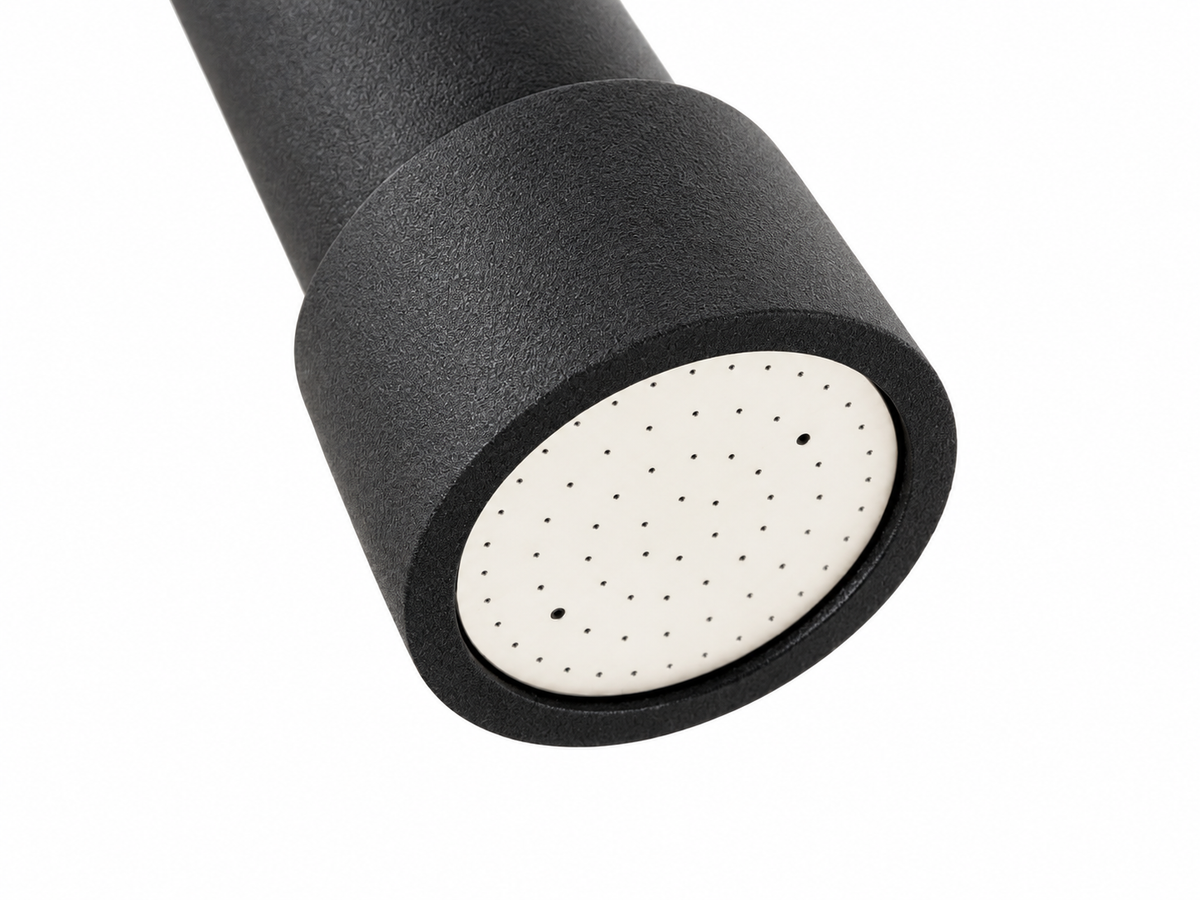 JEE-O Soho regendouche set 2-weg (hammercoat mat zwart)