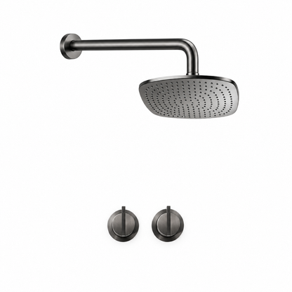COCOON Piet Boon SET20 THERM Thermostatische regendouche set (zwart gun metaal)