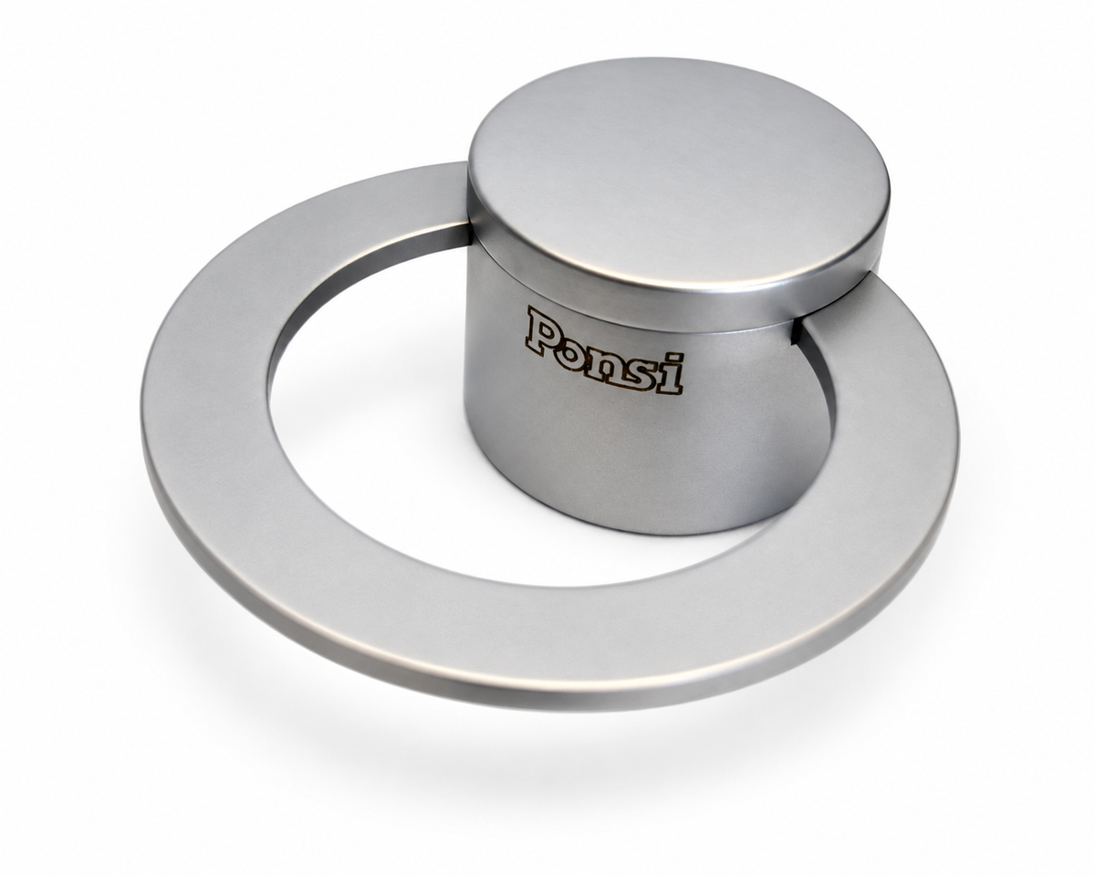 Ponsi Saturno 4-gats design badrandmengkraan mat chroom (outlet artikel)