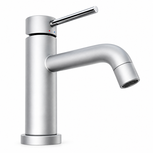 Newform XT design wastafelkraan met waste mat chroom