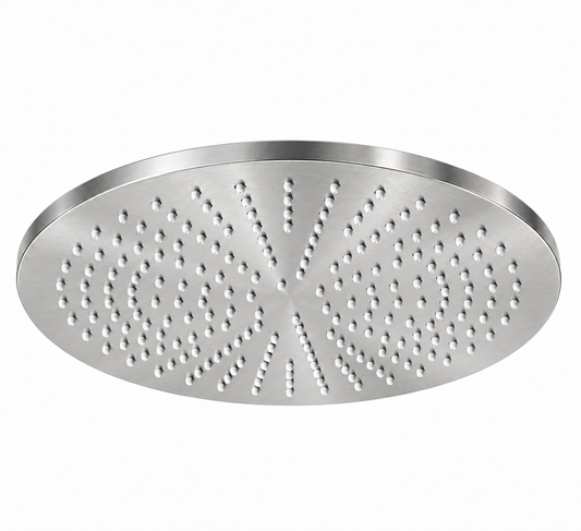 Super Inox Luxe hoofddouche rond 30 cm mat RVS (showmodel)