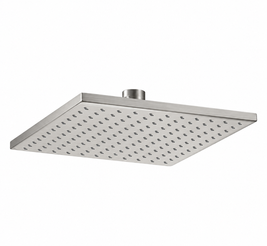 Fantini Docce design vierkant regendouche RVS geborsteld (exclusief wandbevestiging)