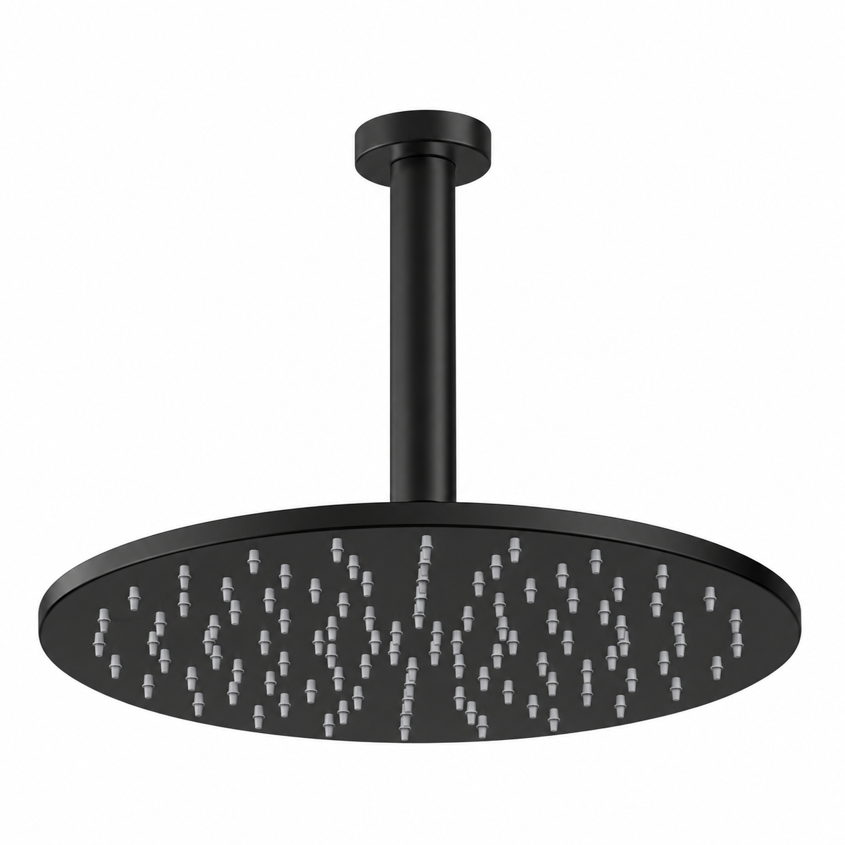 Treemme T30 Hoofddouche Ø 250 mm met Plafondarm – Mat Zwart