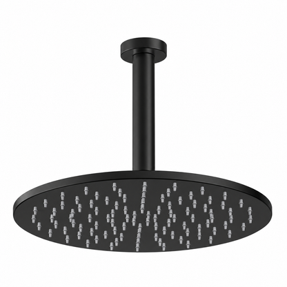 Treemme T30 Hoofddouche Ø 250 mm met Plafondarm – Mat Zwart