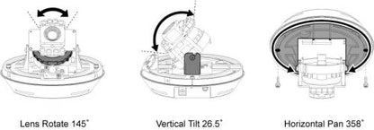 Avtech AVM328ZA/F38 IP HD dome camera