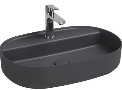 ISVEA Infinity Ovaal wastafel of wasbak 60 cm met overloop