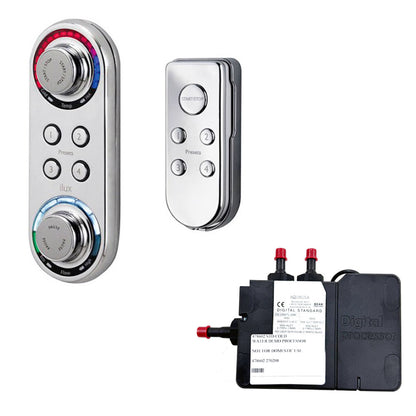 Aqualisa ilux Shower digitale douchemengkraan met afstandbediening chroom