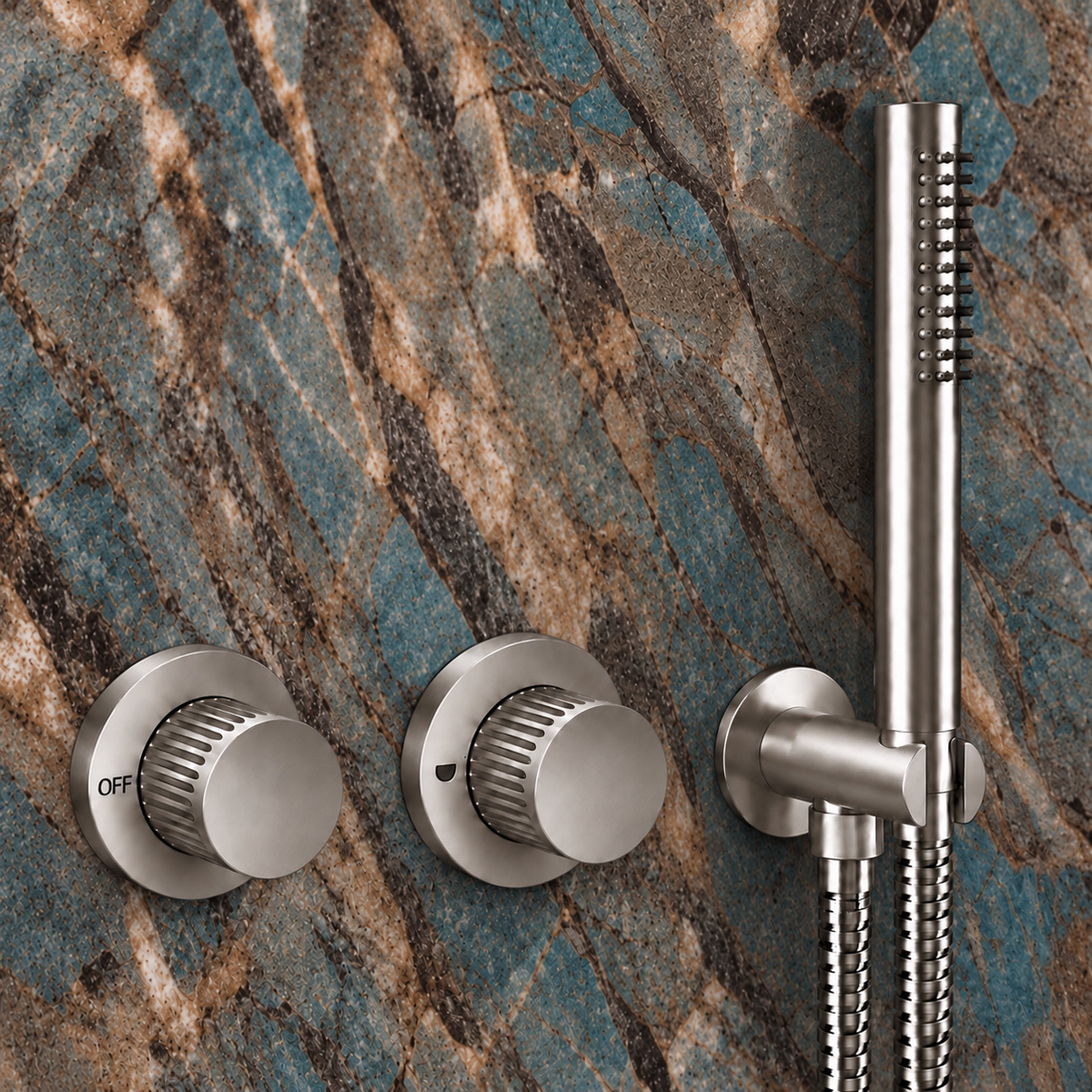 Bongio Time2020 – Luxe Inbouwdoucheset van Geborsteld RVS 316 Exclusief Italiaans Design