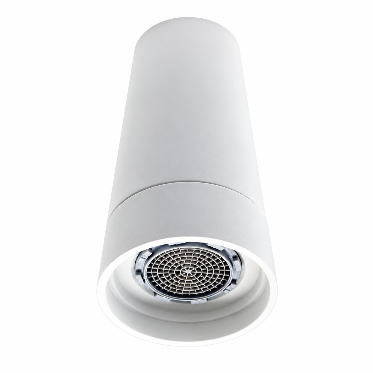 RVB JOE design hoofddouche Ø 50 mm, clearstream waterval met verticaal douchearm 180 mm, mat wit