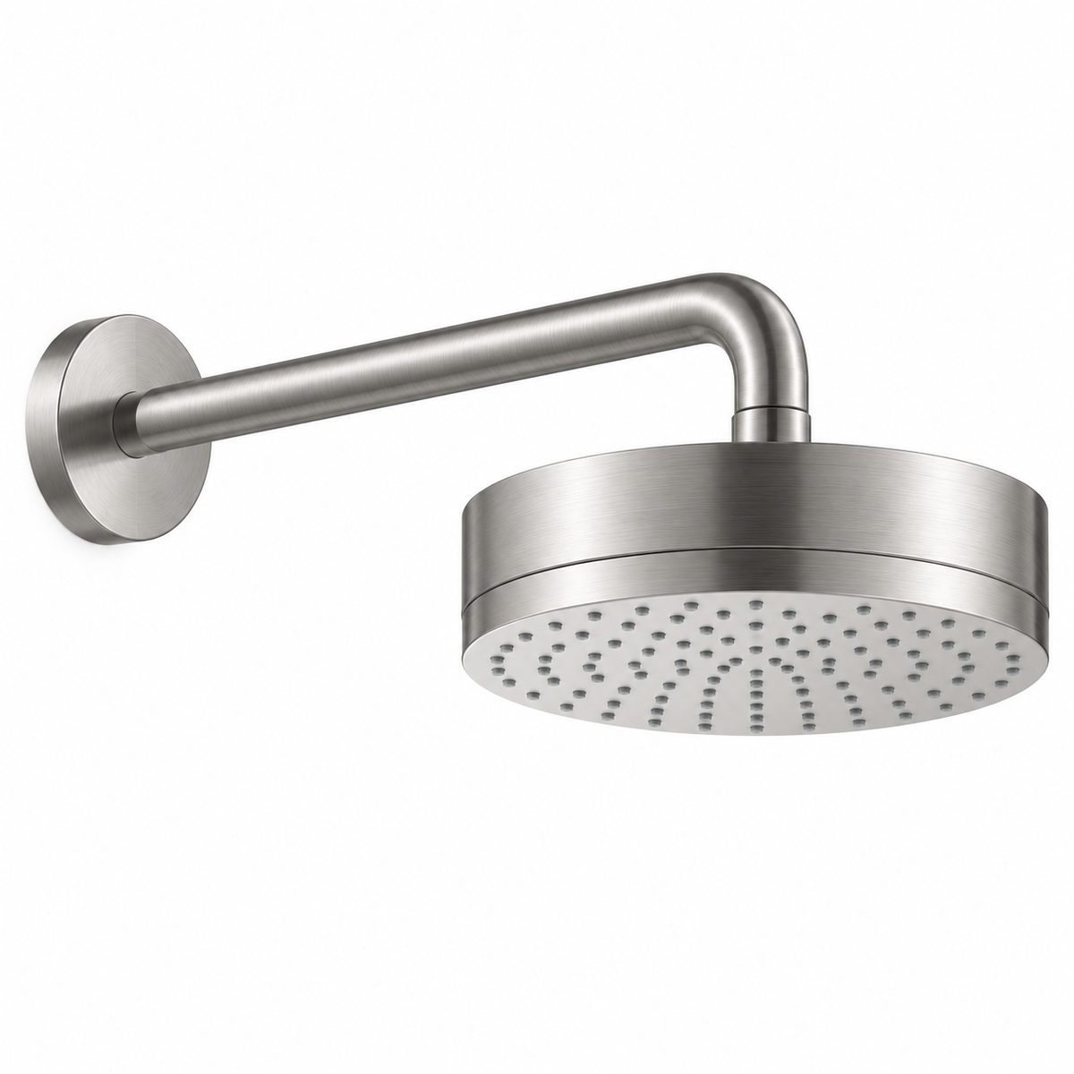 Hansgrohe Axor Citterio hoofddouche met douchearm zwart chroom geborsteld