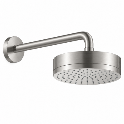 Hansgrohe Axor Citterio hoofddouche met douchearm zwart chroom geborsteld