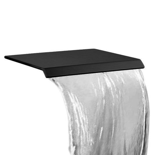 Best Design Dule Nero waterval muuruitloop tbv.douche en bad, Mat Zwart