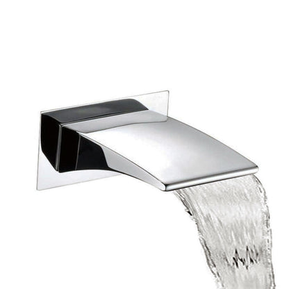 Best Design Rofo Cascade waterval muuruitloop tbv. douche en bad, chroom