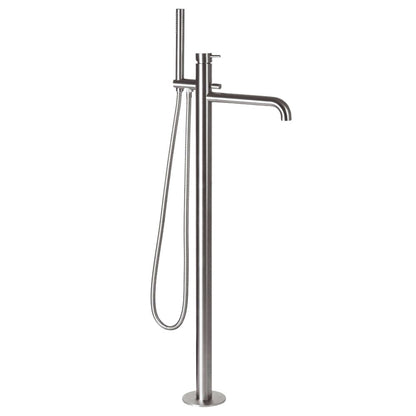 Bleu Label Viborg Steel vrijstaande badmengkraan RVS