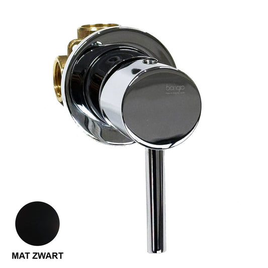 Bongio Squadra Inbouw douchemengkraan, Mat zwart