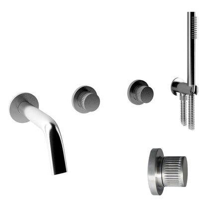 Bongio Time2020 Inbouw bad/douchekraan geborsteld 316 Roestvrij Staal