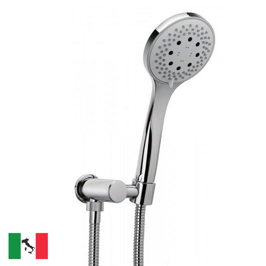 Bongio Wellness Handdouche Set – 3 Functies met Doucheslang en Wanduitlaat, chroom