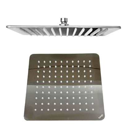 Bongio Wellness Quadro, vierkant hoofddouche 250 mm dikte 7 mm, Chroom