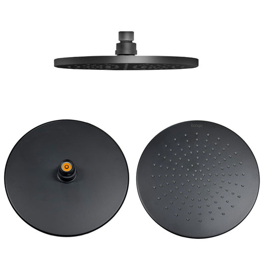 Bongio Wellness hoofddouche 222 mm mat zwart